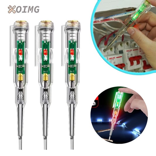 1/2/3pcs Intelligent Voltage Tester Pen With LDE Induction Power Detector Pen Electrical Screwdriver Indicator Circuit Tester