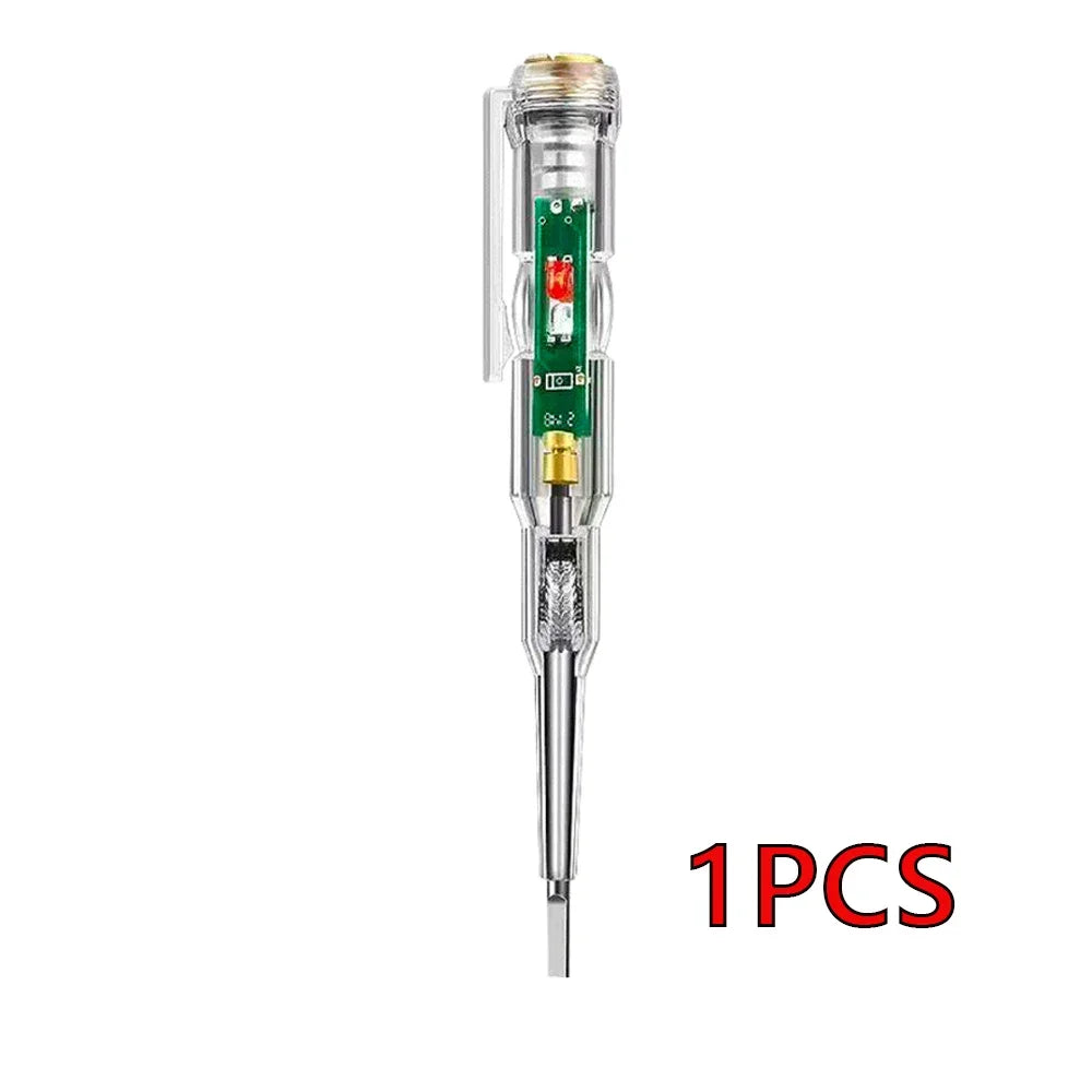 1/2/3pcs Intelligent Voltage Tester Pen With LDE Induction Power Detector Pen Electrical Screwdriver Indicator Circuit Tester