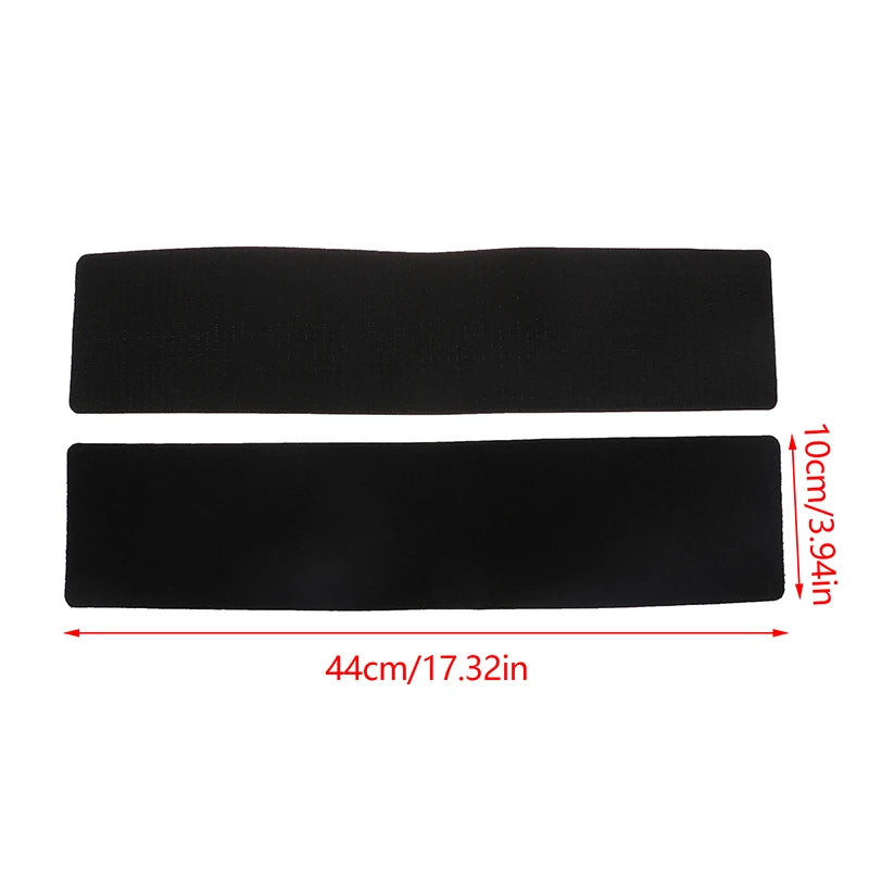 2Pcs/Set Adhesive License Plate Holder Frameless Black Weather-proof Number Plate Holder for Vehicles/Car/SUV Accessories